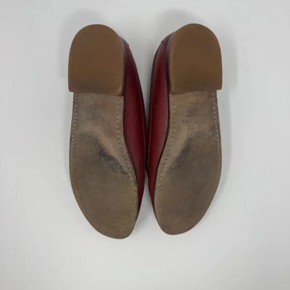 Bass Weejuns Ziggy II Red Leather US 8.5 - Picture 8 of 9